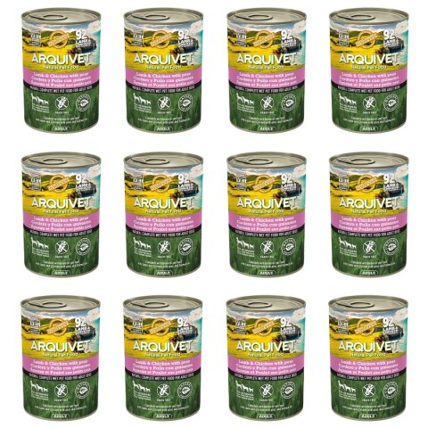 ARQUIVET MOKRA KARMA DLA PSA Z jagnięciną i kurczakiem 12x400G ARQUIVET MOKRA KARMA DLA PSA Z jagnięciną i kurczakiem 12x400G
