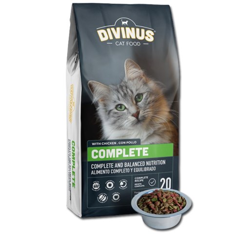 Divinus Cat Complete dla kotów dorosłych 20kg Divinus Cat Complete dla kotów dorosłych 20kg