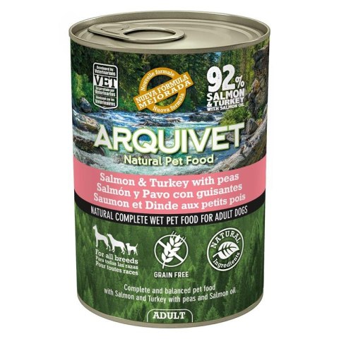 ARQUIVET MOKRA KARMA DLA PSA Z łososiem i indykiem 400G ARQUIVET MOKRA KARMA DLA PSA Z łososiem i indykiem 400G