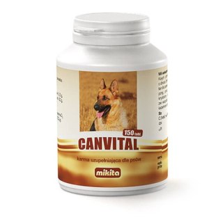 MIKITA Canvital 150 tabl. Witaminowo-mineralny preparat dla psów w treningu