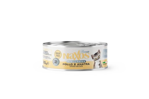 NAXOS CAT Puszka dla kociąt smaku kurczaka i kaczki 85g NAXOS CAT Puszka dla kociąt smaku kurczaka i kaczki 85g