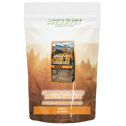 PRÓBKA Arquivet GRAIN FREE Indyk z warzywami 60g PRÓBKA Arquivet GRAIN FREE Indyk z warzywami 60g