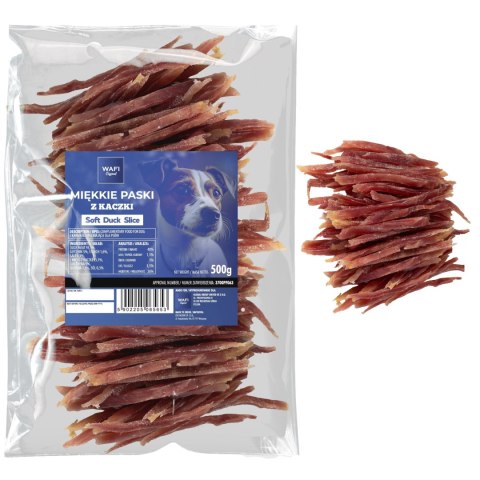 WAFI MIĘKKIE PASKI Z KACZKI 500G WAFI MIĘKKIE PASKI Z KACZKI 500G