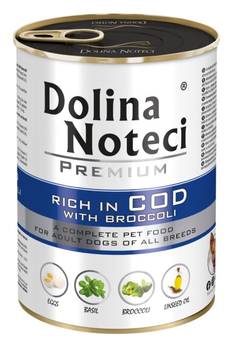 Dolina Noteci Premium Dorsz Z Brokułami 400g