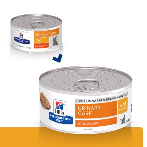 Hills Hill's Prescription Diet c/d Multicare Feline Chicken 156g