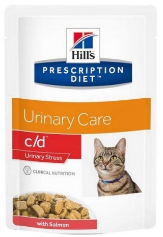 Hills Hill's Prescription Diet c/d Urinary Stress Feline Salmon 85g