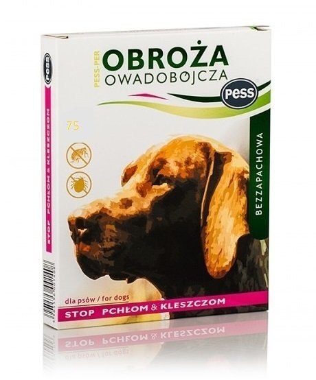 Pess Pess Per Obroża Owadobójcza Dla Psa Bezzapachowa Brązowa 75cm