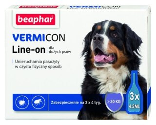 BEAPHAR BEAPHAR VERMICON Line-on Pies L Powyżej 30kg 3x4,5ml