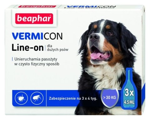 BEAPHAR BEAPHAR VERMICON Line-on Pies L Powyżej 30kg 3x4,5ml