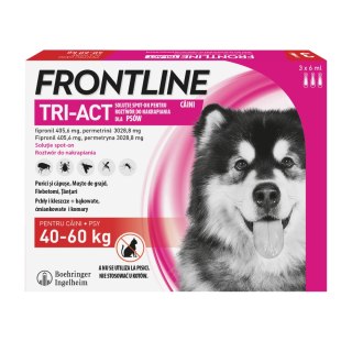 Frontline (Boehringer Ingelheim) FRONTLINE Tri-Act Dla Psów 3x6ml