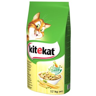 Kitekat KITEKAT Sucha Karma Dla Kotów Z Kurczakiem I Warzywami 12kg