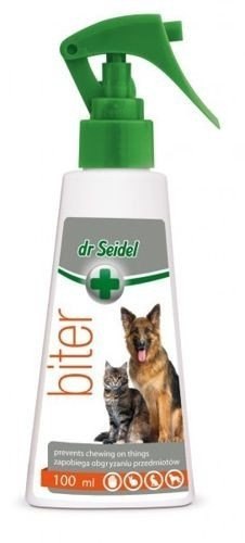 Laboratorium DermaPharm Laboratorium DermaPharm Dr Seidel Biter Płyn Przeciwko Obgryzaniu Przedmiotów Przez Zwierzęta 100ml