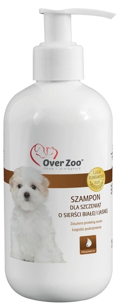 Over Zoo OVER ZOO Szampon Dla Szczeniąt O Jasnej/Białej Sierści 250ml
