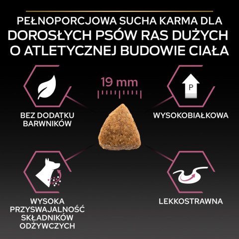 Purina Pro Plan Purina Pro Plan Large Adult Athletic Optiderma Łosoś I Ryż 14kg