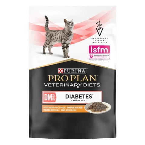 Purina Veterinary Diets PURINA Pro Plan Veterinary Diets DM Diabetes Management Cat Kurczak 85g