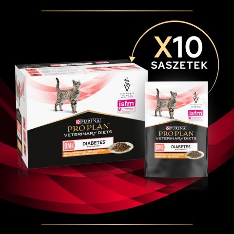 Purina Veterinary Diets PURINA Pro Plan Veterinary Diets DM Diabetes Management Cat Kurczak 85g