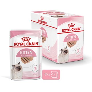 ROYAL CANIN Kitten Pasztet - saszetka12x85g, mokra karma dla kota