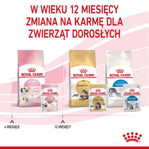 ROYAL CANIN Kitten Pasztet - saszetka12x85g, mokra karma dla kota