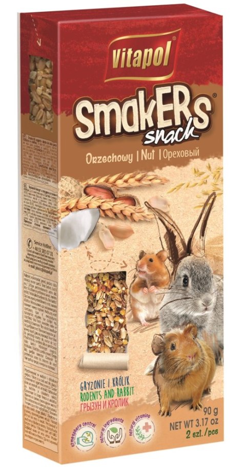 Vitapol Vitapol Smakers Orzechowy Dla Gryzoni I Królika 2szt
