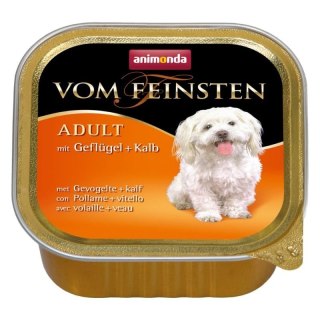 Animonda Animonda Dog Vom Feinsten Adult Drób I Cielęcina 150g