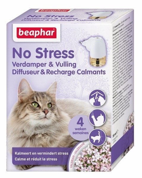 BEAPHAR BEAPHAR No Stress Calming Diffuser Cat Aromatyzer Behawioralny 30ml