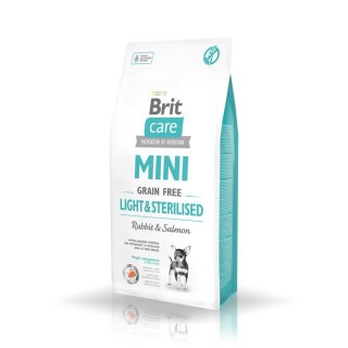 Brit Brit Care Mini Grain Free Light & Sterilised Z Królikiem I Łososiem 2kg