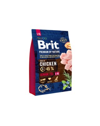 Brit Brit Premium By Nature Senior L+XL Z Kurczakiem 3kg