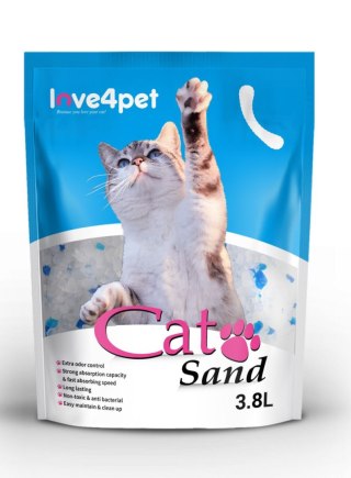 Cat Sand Qingdao Joint And Lucky Industrial Cat Sand Żwirek Silikonowy 3,8l