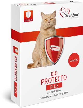 Over Zoo OVER ZOO Obroża Bio Protecto Plus Dla Kotów 35cm