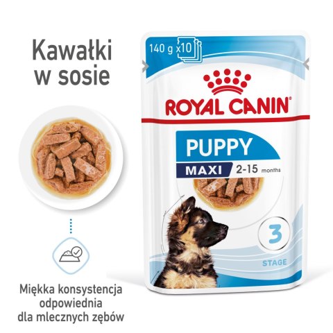 Royal Canin ROYAL CANIN Maxi Puppy 10x140g