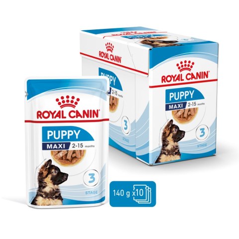 Royal Canin ROYAL CANIN Maxi Puppy 10x140g