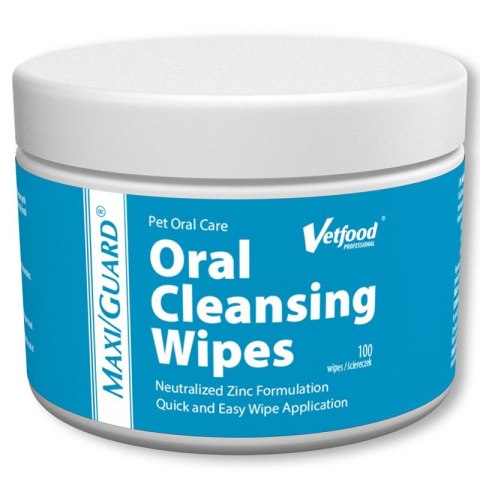Vetfood VETFOOD Maxi/Guard Oral Cleansing Wipes 100szt