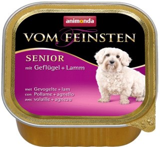 Animonda Animonda Dog Vom Feinsten Senior Drób Z Jagnięciną 150g