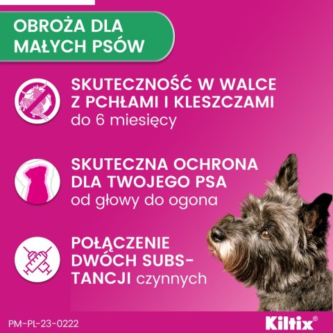 Bayer Bayer Kiltix Obroża Na Kleszcze I Pchły Dla Psa 38cm