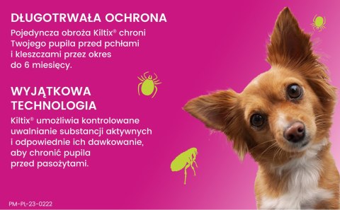 Bayer Bayer Kiltix Obroża Na Kleszcze I Pchły Dla Psa 38cm