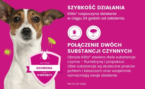 Bayer Bayer Kiltix Obroża Na Kleszcze I Pchły Dla Psa 38cm