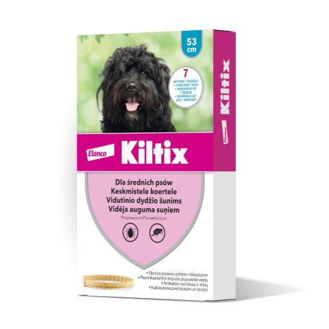 Bayer Bayer Kiltix Obroża Na Kleszcze I Pchły Dla Psa 53cm