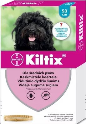 Bayer Bayer Kiltix Obroża Na Kleszcze I Pchły Dla Psa 53cm