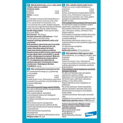 Bayer Bayer Kiltix Obroża Na Kleszcze I Pchły Dla Psa 53cm