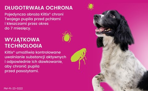 Bayer Bayer Kiltix Obroża Na Kleszcze I Pchły Dla Psa 53cm