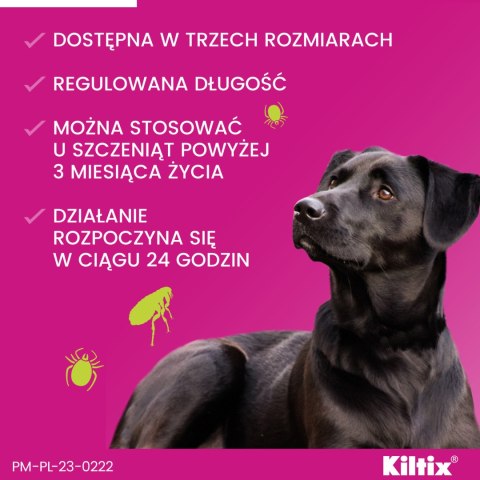 Bayer Bayer Kiltix Obroża Na Kleszcze I Pchły Dla Psa 70cm