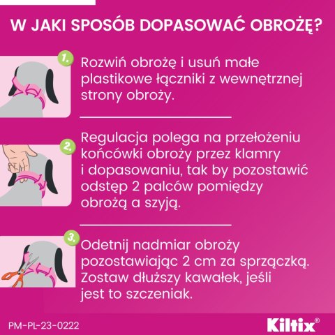 Bayer Bayer Kiltix Obroża Na Kleszcze I Pchły Dla Psa 70cm