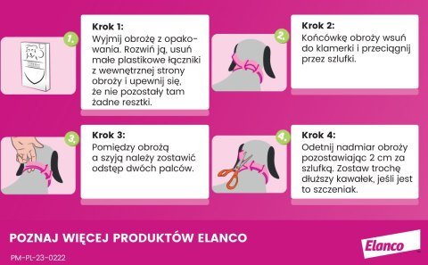 Bayer Bayer Kiltix Obroża Na Kleszcze I Pchły Dla Psa 70cm