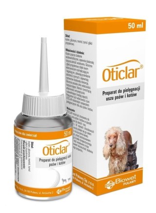 Biowet Biowet Oticlar Preparat Do Czyszczenia Uszu Psów I Kotów 50ml