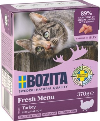 Bozita BOZITA Cat Kawałki Indyka W Galaretce 370g