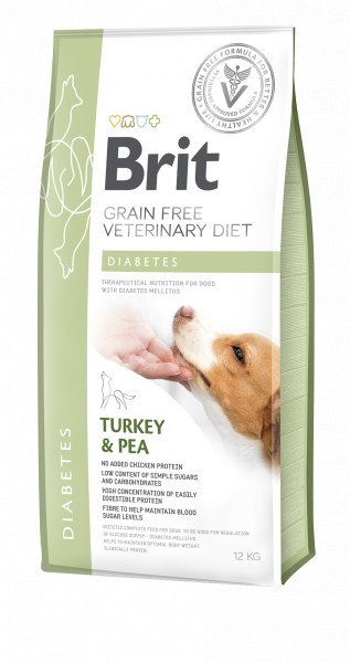 Brit veterinary Brit Grain Free Veterinary Diet Dog Diabetes Indyk Z Groszkiem 2kg