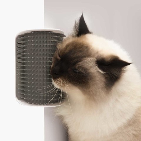 CATIT Self Groomer szczotka narożna dla kota do samodzielnej pielęgnacji, montowana do ściany
