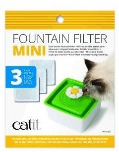 Catit CATIT filtry zamienne do kociej fontanny Mini, zestaw 3 sztuk