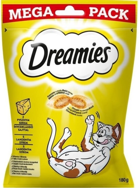 Dreamies DREAMIES Przysmak Dla Kota Z Serem 180g
