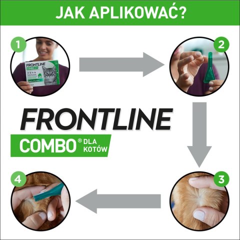 Frontline (Boehringer Ingelheim) FRONTLINE Combo Spot-On Dla Kotów 3x0,5ml